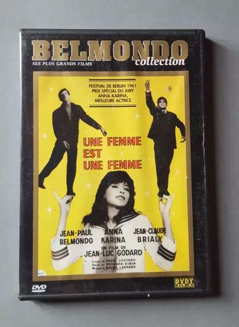 DVD UNE FEMME EST UNE FEMME - Jean Paul BELMONDO / Anna KARINA - Jean Luc GODARD
