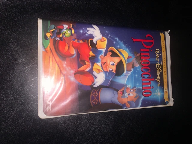 1940 Walt Disneys Pinocchio VHS 60th Anniversary Edition 88 minutes long