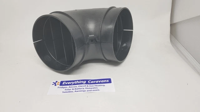 Truma 90 Degree Elbow for Ducting Air Heater 80mm Vairoheat