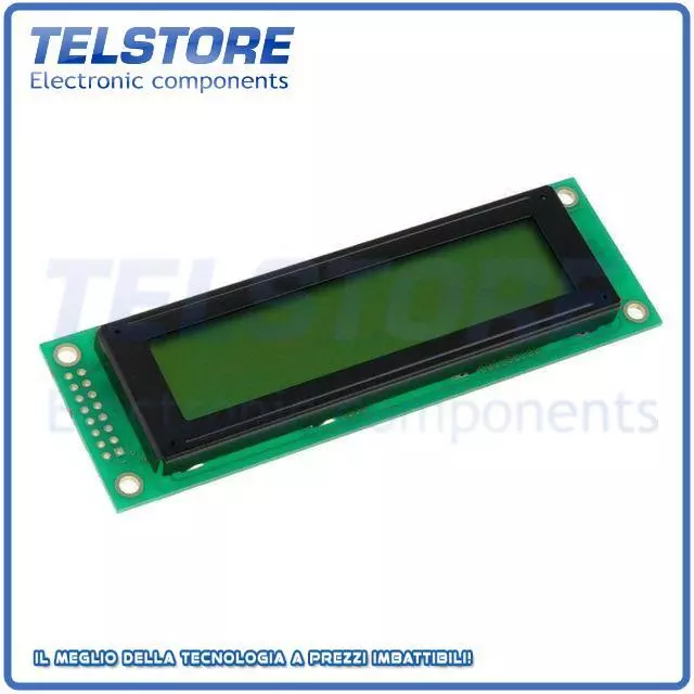 1pcs  Display LCD alfanumerico STN Positive 20x2 LED 37x116x12mm DEM20231SYH-PY