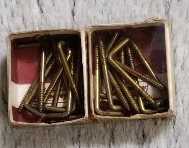 Hindley Pic Pak Curtain Rod Hooks, U713 (20) pieces NOS