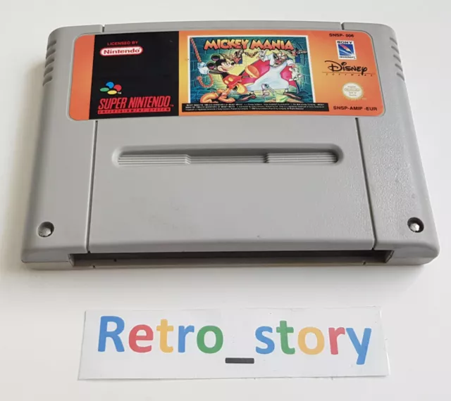Super Nintendo SNES - Mickey Mania - PAL - EUR