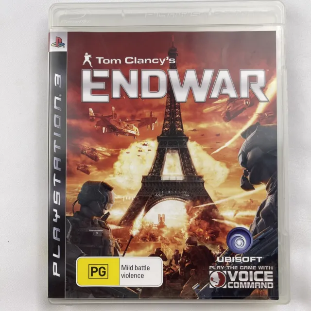 Tom Clancys EndWar PS3 Game + Manual - Free Tracked Post