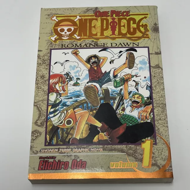 One Piece Vol 1 Romance Dawn Limited Edition Metallic Gold Manga  (RARE)3636/5000