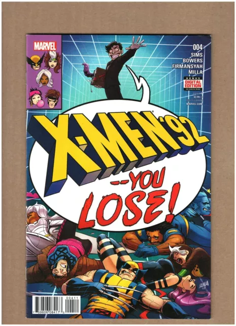 X-Men '92 #4 Marvel Comics 2016 Wolverine Jubilee Rogue Storm NM- 9.2