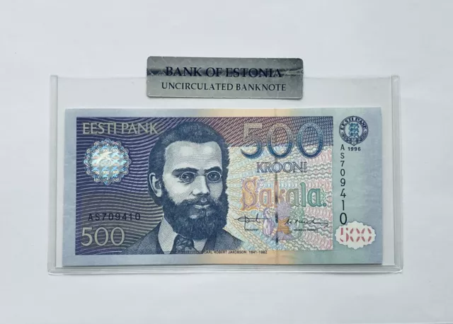 Estonia 500 Krooni 1996 Sin Circular