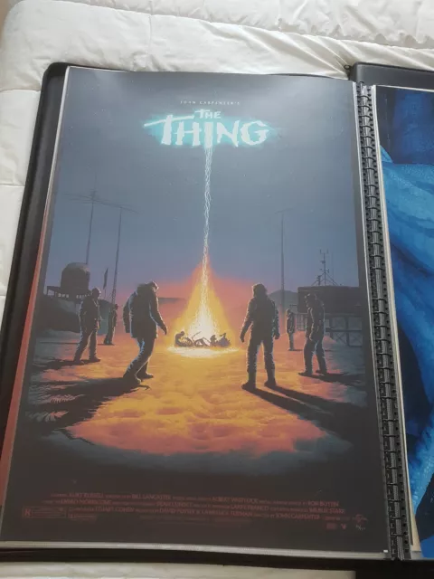 RARE POSTER SCREENPRINT SéRIGRAPHIE THE THING MATT FERGUSON NYCC 2017
