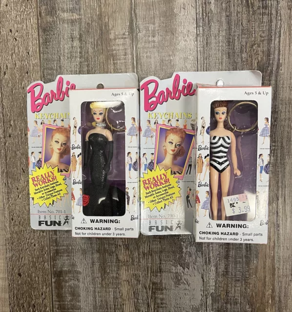 1995 Barbie Keychains Lot of 2 New 701-1 & 700-1
