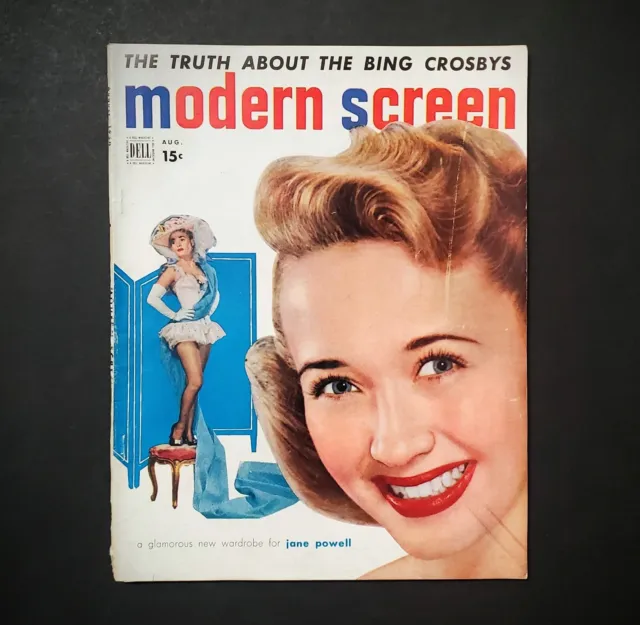 August 1950 JANE POWELL Modern Screen Magazine