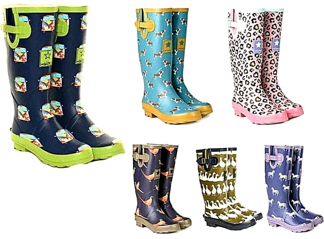 Funky ladies wellies hotsell