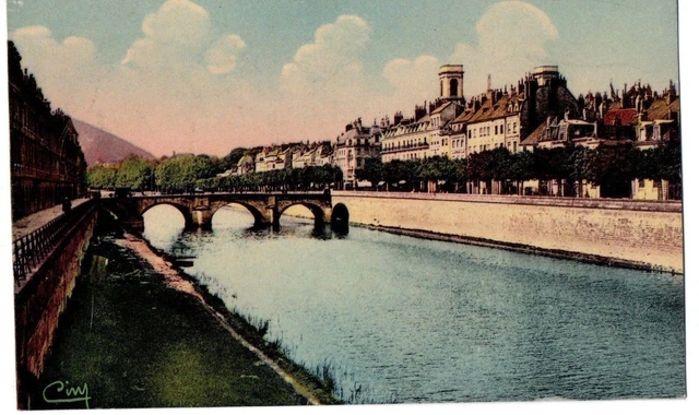 CPSM PF 25 - BESANCON les Bains (Doubs) - 166. Pont battant