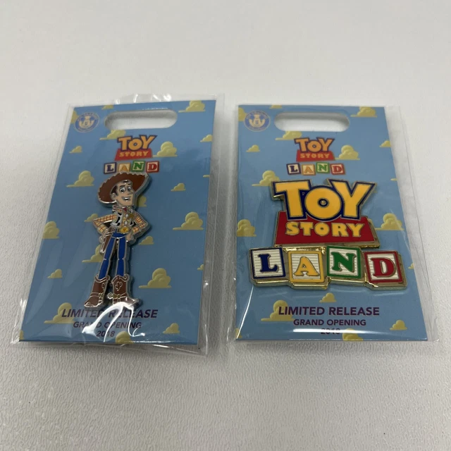 DISNEY TOY STORY Land Limited Release Grand Opening Woody Enamel Pin