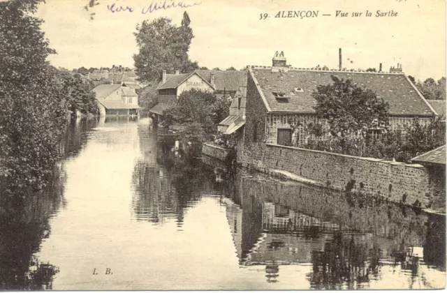 ALENCON 59 vue sur la sarthe