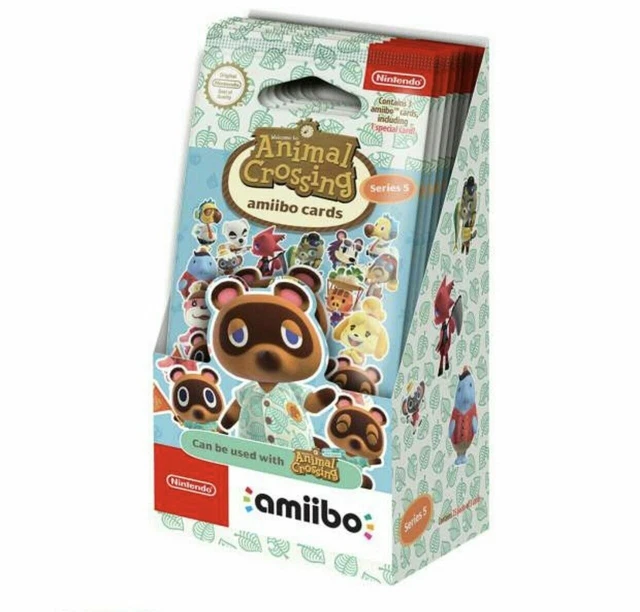 Nintendo Animal Crossing Amiibo Cards series 5 - New sealed box of 25 packets