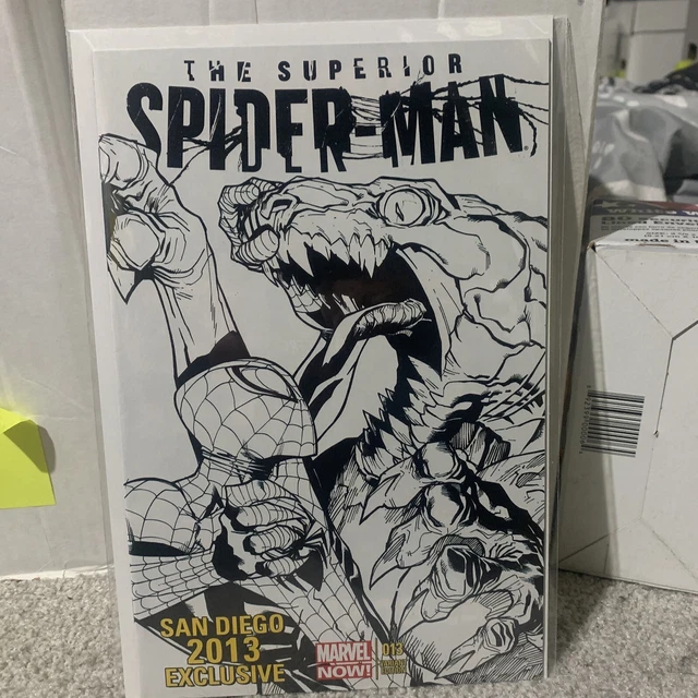 Superior Spiderman #13 Sdcc San Diego Comic Con Sketch Variant Best Deal On Ebay
