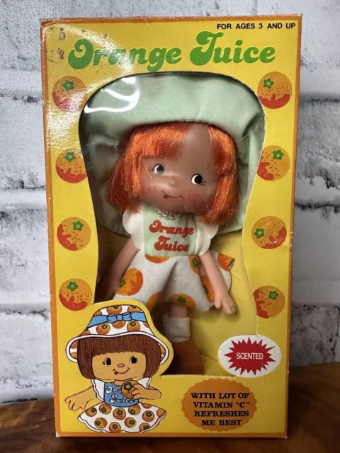 New!! Vintage Kenner 1980’s ‘Orange Juice’ Strawberry Shortcake Doll