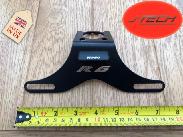 **Yamaha R6  TAIL TIDY 2006 -2018 Number Plate Holder. Micro LEDS INTEGRATED**