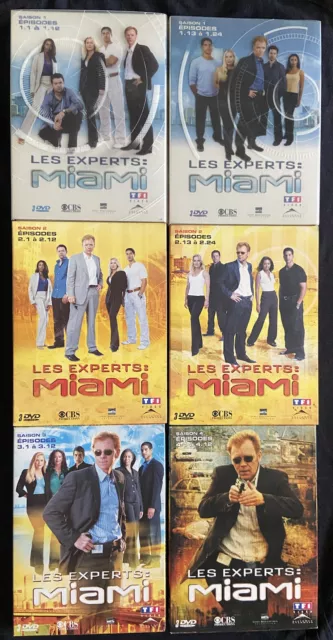 Lot 6 Coffrets DVD Les Experts Miami / VF