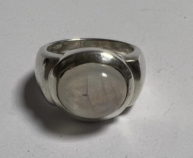 Superbe bague - argent massif Et Pierre De Lune