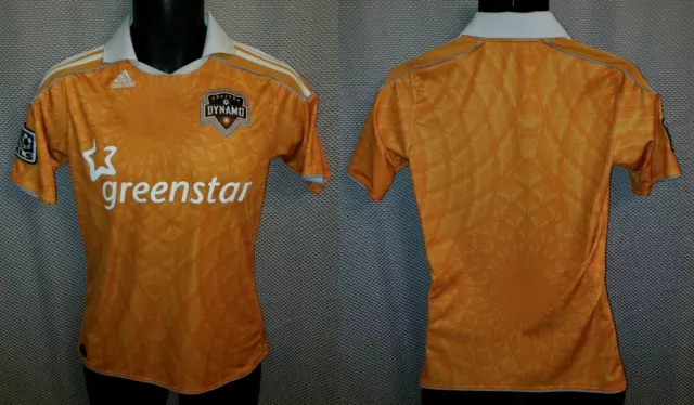 Houston Dynamo Orange Adidas MLS Home Jersey 2011 - Youth L / Womens S