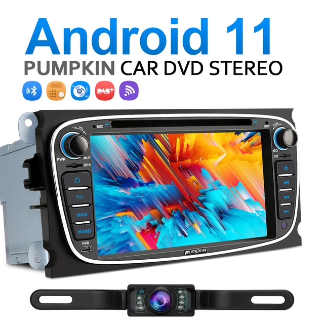 Android 14 Autoradio Für Ford Focus/Mondeo – Qualcomm 8GB+128GB, Wireless CarPlay, Android Auto, DAB+, 2-Din