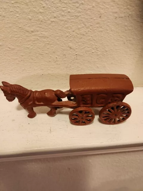 Cast Iron Ice Wagon