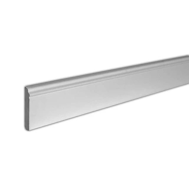 American Pro Decor Baseboard 4"X1/2"X94-1/2" Polyurethane Moulding 47Lf (6-Pack)