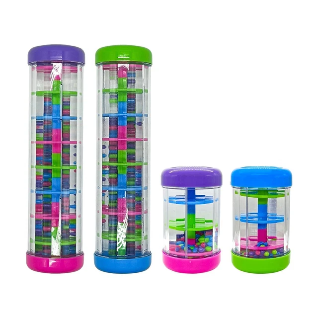 2-6PACK BEADED RAINDROP Montessori Beaded Rain Shaker Toy for Kids £18. ...