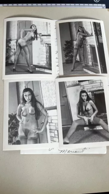 Vintage Pictures Erotic With Letter Beautiful Woman Naked Original Pin Up Picclick