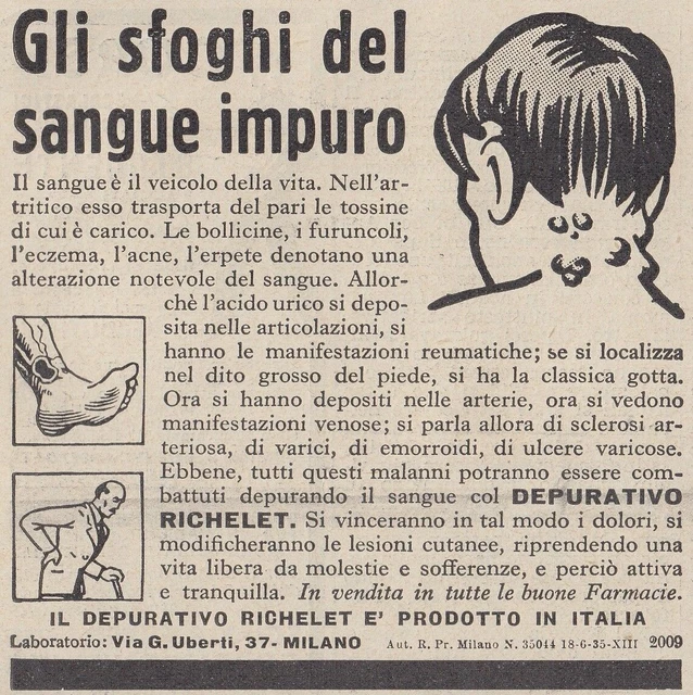Y3777 RICHELET purifier - Vintage advertising - 1937 vintage advertising