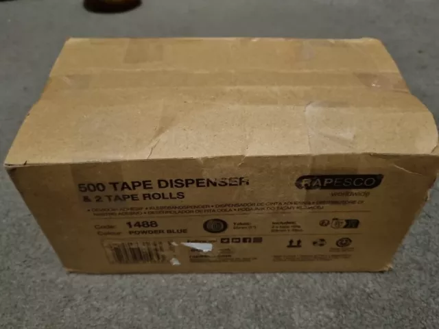 Rapesco Heavy Weight Duty Desktop Cello Sello Tape Roll Dispenser Parcel Packing