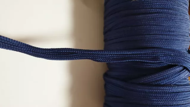 11mm FLANGED PIPING TRIM CORD Navy Blue SEW ON HABERDASHERY TRIMMING x1m
