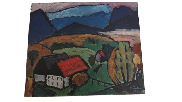 Gabriele Münter Blick aufs Gebirge 
