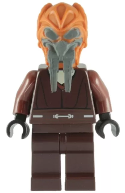 LEGO Star Wars Minifigure Plo Koon Jedi Maestro dal Set 7676 8093 - sw0198