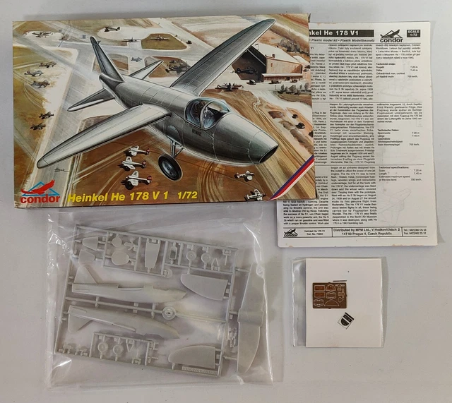 MAQUETA AVIÓN HEINKEL He 178 V 1 Condor escala 1/72 año 1994 EUR 14,00 ...