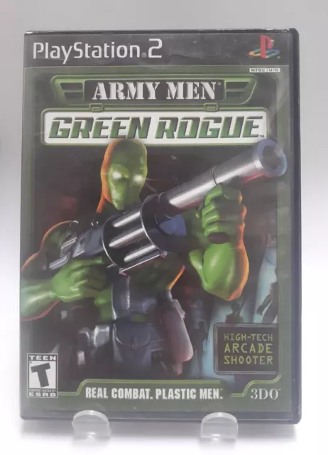 Army Men: Green Rogue for Sony Playstation 2 PS2 NTSC U/C by 3DO + Reg Card