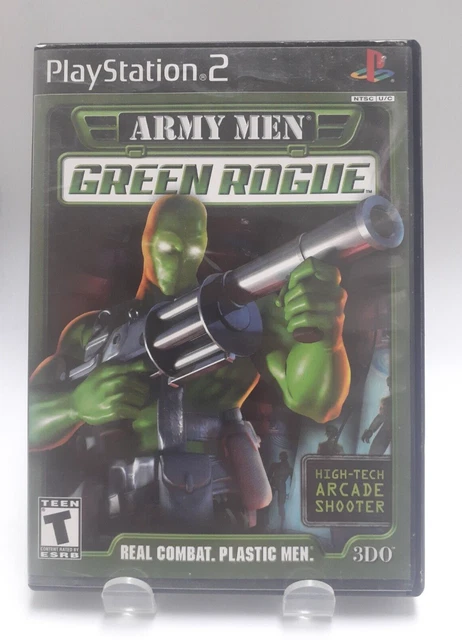 Army Men: Green Rogue for Sony Playstation 2 PS2 NTSC U/C by 3DO + Reg Card