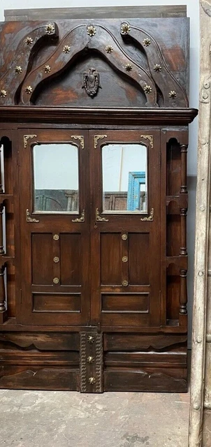 Antique Medieval Door, Barn doors, Rustic Gothic Teak Wine Cellar Door CLEARANCE 4