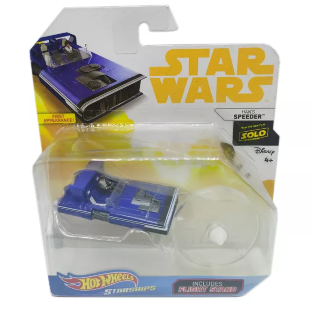 Star Wars Toys Hot Wheels Toybeat Solo Han's Speeder with Figure Boxed