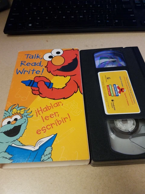 VHS SESAME STREET Beginnings: Talk, Read, Write! (VHS, 2002) En Espanol ...