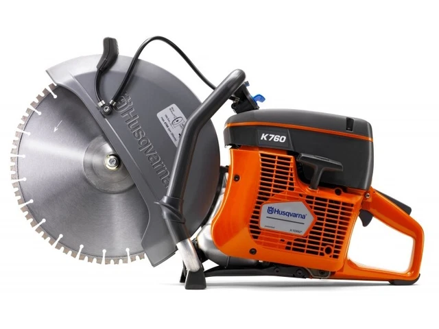 Cortador de energía a gasolina Husqvarna K760 350 mm - rendimiento de corte confiable