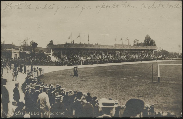Real Photo - 'Velodromo Sao Paulo - First Brazilian League 1902 Title Play-Of...
