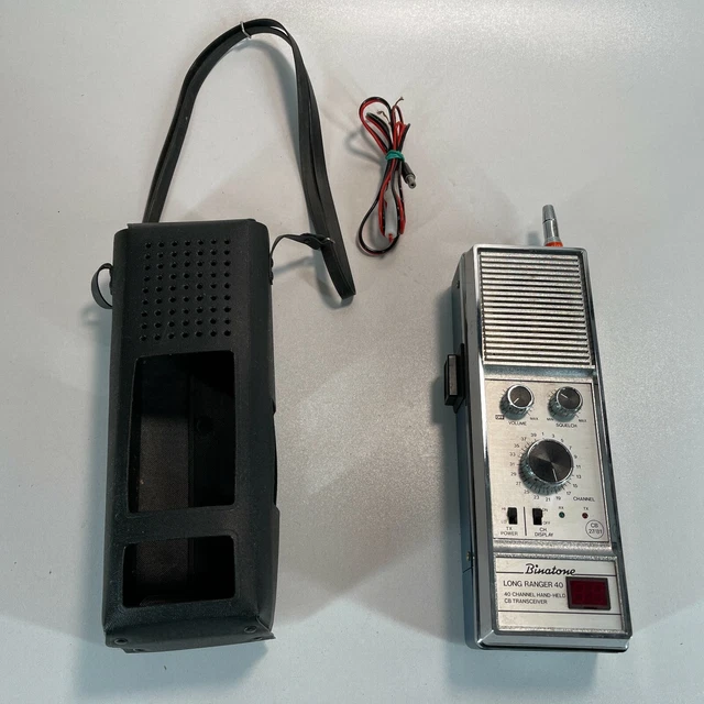 BINATONE LONG RANGER 40 Channel Handheld CB Transceiver VGC Working
