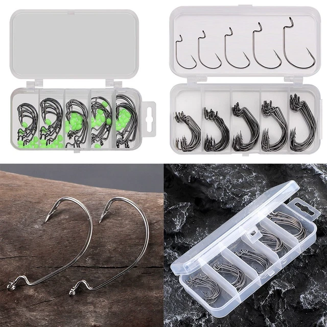 Lot de 50 hochets de 15 mm pour leurres de pêche, appâts, tubes d
