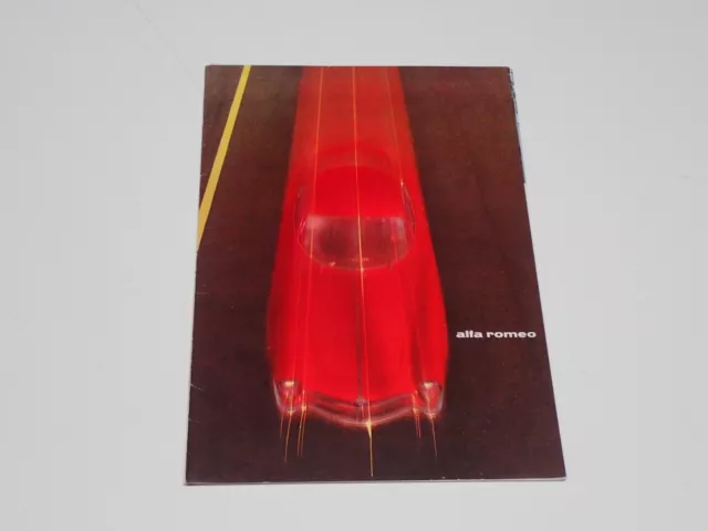 Alfa Romeo Portfolio Modelli 1962 Giulietta Brochure Depliant Prospekt (T18)