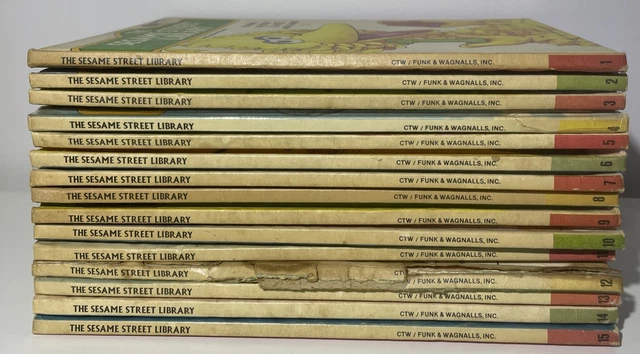 THE SESAME STREET Library Book Complete Collection Volume 1-15 $80.20 ...