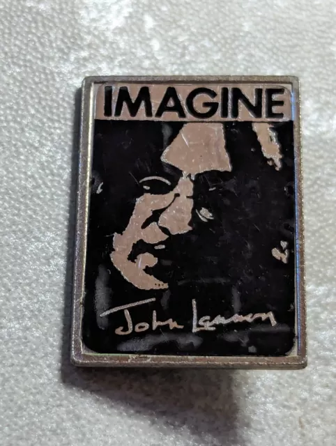 Vintage 80s John Lennon Pin BADGE