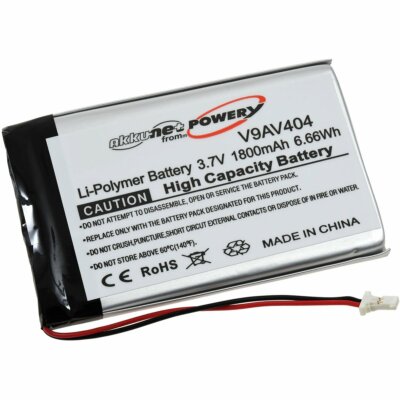 Archos Batteria 1.8Ah 3.7V Li-Po per Archos AV404 PMP AV 404 