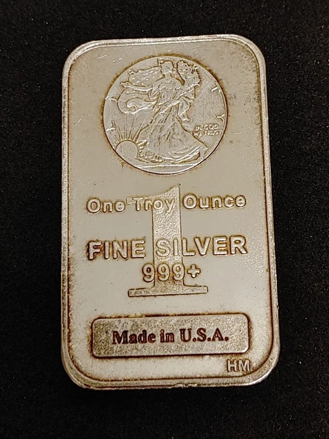 Walking Liberty 1 Troy Ounce Silver Bar -  .999 Fine Silver