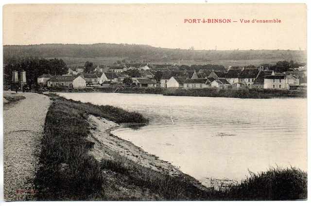 PORT A BINSON - Marne - CPA 51 - a beautiful overview